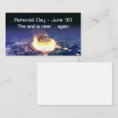 Asteroïde dag 30 juni visitekaartje (Voorkant / Achterkant)