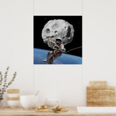 Asteroïde Mijnwerker Poster (Keuken)