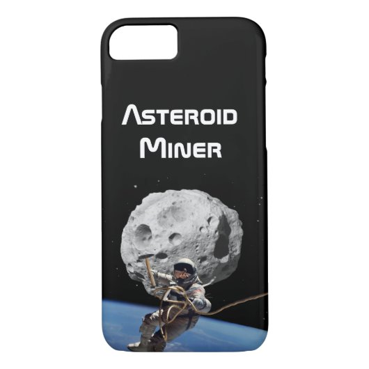 Asteroïde Miner Case-Mate iPhone Case (Achterkant)