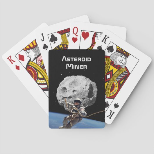 Asteroïde Miner Pokerkaarten (Achterkant)