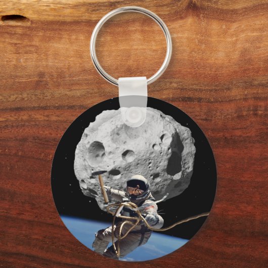 Asteroïde Miner Sleutelhanger (Voorkant)