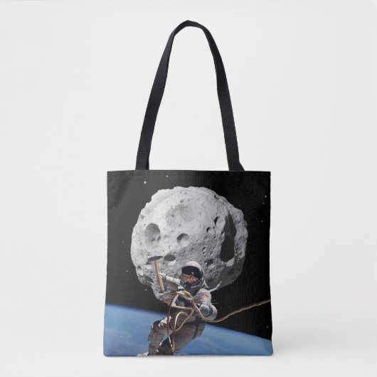Asteroïde Miner Tote Bag (Voorkant)