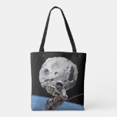 Asteroïde Miner Tote Bag (Achterkant)