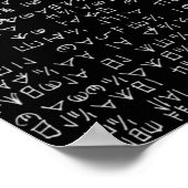 Asteroïde Poster (Hoek)