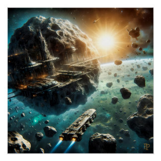 asteroïde-stad perfect poster