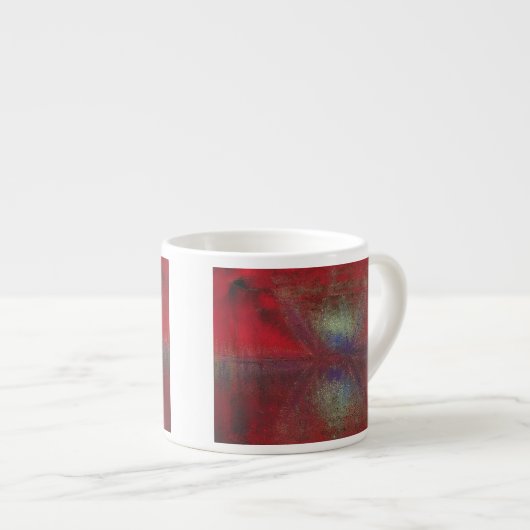 Asteroïde Strike Digital Abstract Espresso Kop (Voorkant rechts)