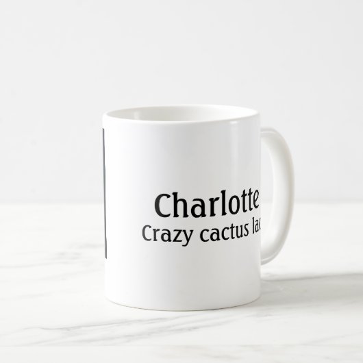 Asteroïde vensterbank cactus mok (Voorkant rechts)