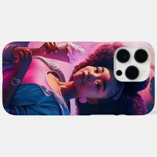 Asteroïden en ijs Case-Mate iPhone case (Achterkant (horizontaal))