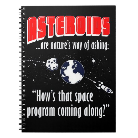 asteroïden notitieboek (Voorkant)
