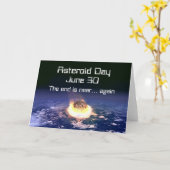 Asteroidendag 30 juni kaart (Gele Bloem)