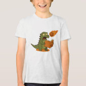 Asteroids and You, A Book For Dinosaurs Tri-Blend Shirt (Voorkant)