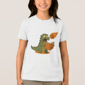 Asteroids and You, A Book For Dinosaurs Tri-Blend Shirt (Voorkant)