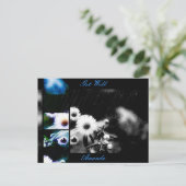 Asters Aglow Collage Briefkaart *Aanpassen* (Staand voorkant)