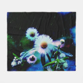 Asters Aglow Fleece Deken (Voorkant (Horizontaal))