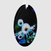 Asters Aglow Oval Ornament (voorkant)