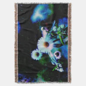 Asters Aglow Throw Blanket Deken (Voorkant Verticaal)