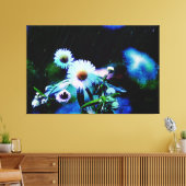 Asters Aglow Wrapped Canvas Prints (Insitu (Woonkamer))