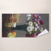 Asters en Fruit, Henri Fantin-Latour Badhanddoek (Badhanddoek)