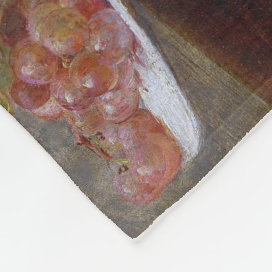 Asters en fruit, Henri Fantin-Latour Fleece Deken (Hoek)