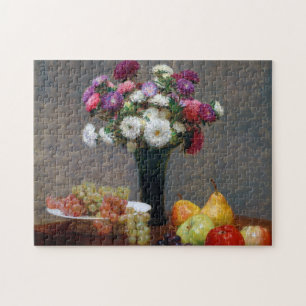 Asters en fruit, Henri Fantin-Latour Legpuzzel