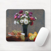 Asters en fruit, Henri Fantin-Latour Muismat (Met muis)