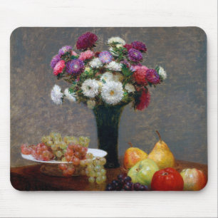 Asters en fruit, Henri Fantin-Latour Muismat
