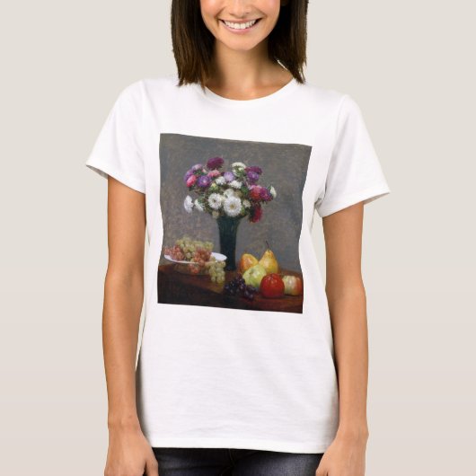 Asters en fruit, Henri Fantin-Latour T-shirt (Voorkant)
