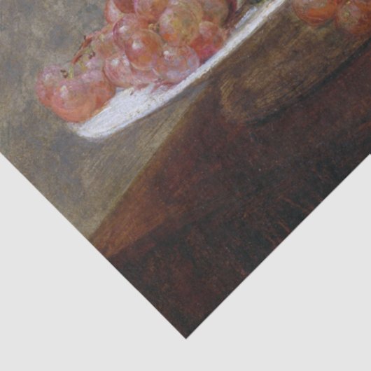 Asters en fruit, Henri Fantin-Latour Tissuepapier (Detail)