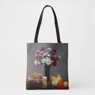 Asters en fruit, Henri Fantin-Latour Tote Bag