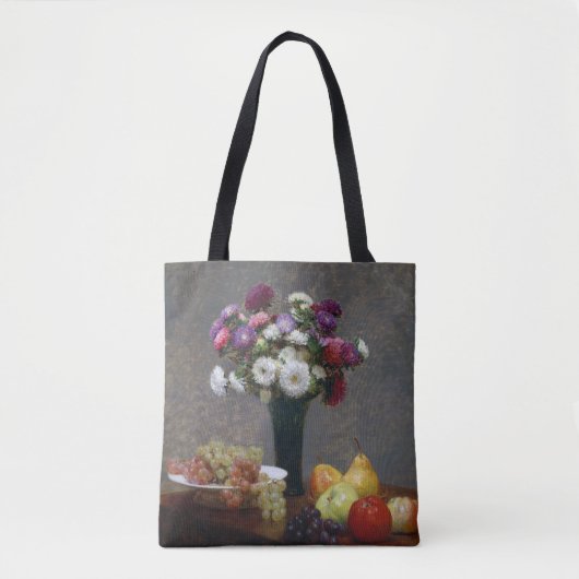 Asters en fruit, Henri Fantin-Latour Tote Bag (Voorkant)