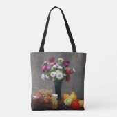 Asters en fruit, Henri Fantin-Latour Tote Bag (Achterkant)