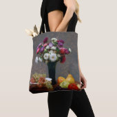 Asters en fruit, Henri Fantin-Latour Tote Bag (Dichtbij)
