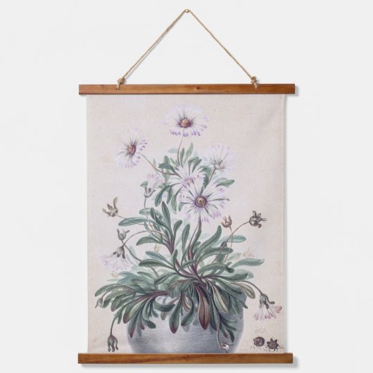  Asters in a Pot Hangend Wandkleed (Voorkant)