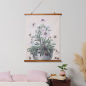  Asters in a Pot Hangend Wandkleed (Slaapkamer)