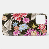 Asters kranen: Geschilderde naadloze Japanse stijl Case-Mate iPhone Case (Achterkant (horizontaal))