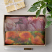 Asters met een derde pijler tissuepapier (Geschenk)