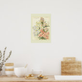 Asters (Michaelmas daisy) Poster (Keuken)