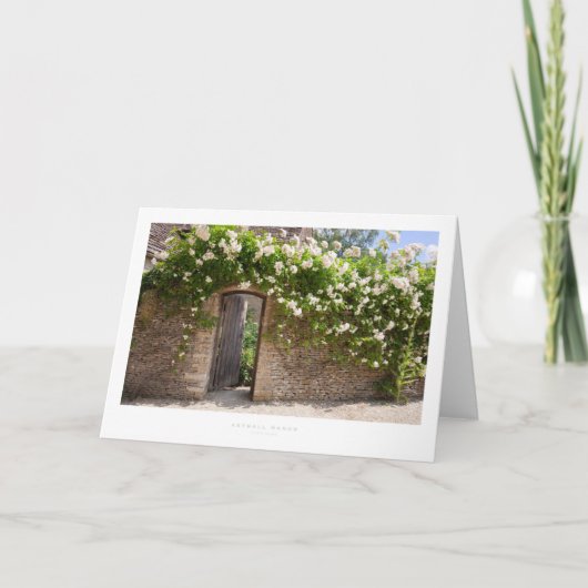 Asthall Manor Kaart (Voorkant)