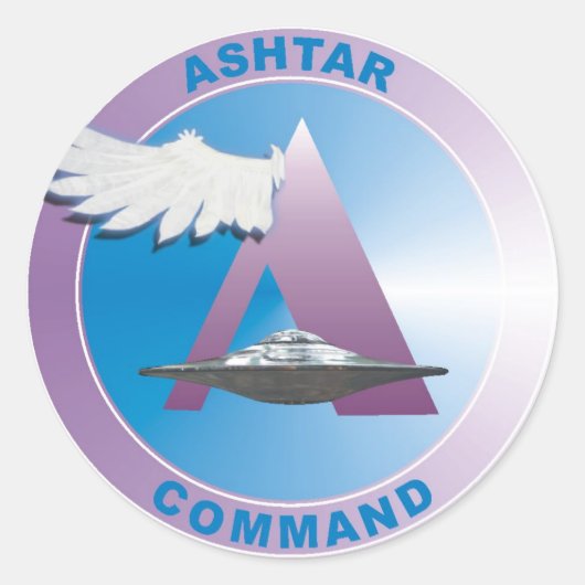 Asthar Comand Ronde Sticker (Voorkant)