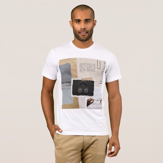 asthatic design men   t-shirt (Voorkant volledig)