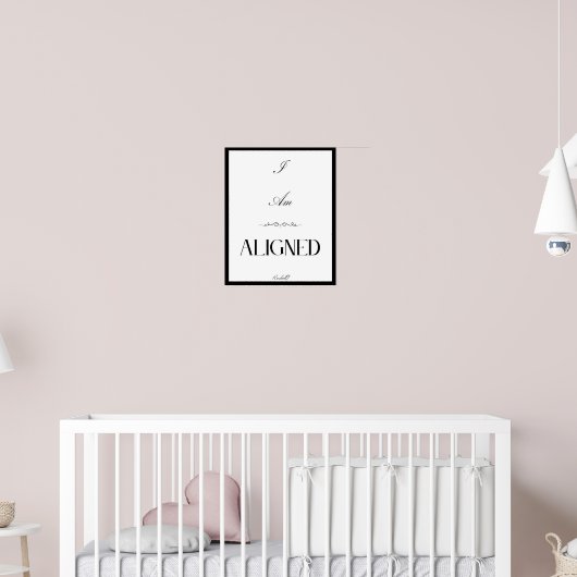 Asthetisch Poster van Ik Ben Uitgelijnd (Kinderkamer 2)