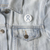 Asthma Awareness Ribbon Gepersonaliseerd Button Pi (In situ)