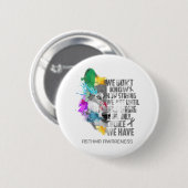Asthma Awareness Ribbon Support Giften Ronde Button 5,7 Cm (Voorkant /achterkant)
