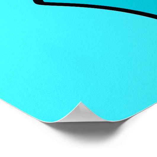 Asthma Awareness Ribbon with Wings Poster (Hoek)