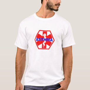 ASTHMA MEDISCH SIGN ID LABEL T-SHIRT