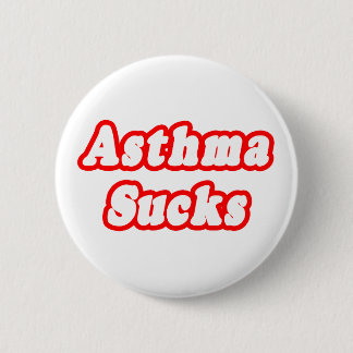 Asthma Sucks Ronde Button 5,7 Cm
