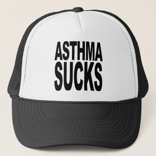 Asthma Sucks Trucker Pet (Voorkant)