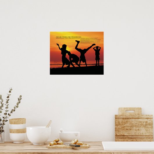 Asthmatische Kinderen onder Chiropraktijkzorg Poster (Keuken)