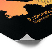 Asthmatische Kinderen onder Chiropraktijkzorg Poster (Hoek)