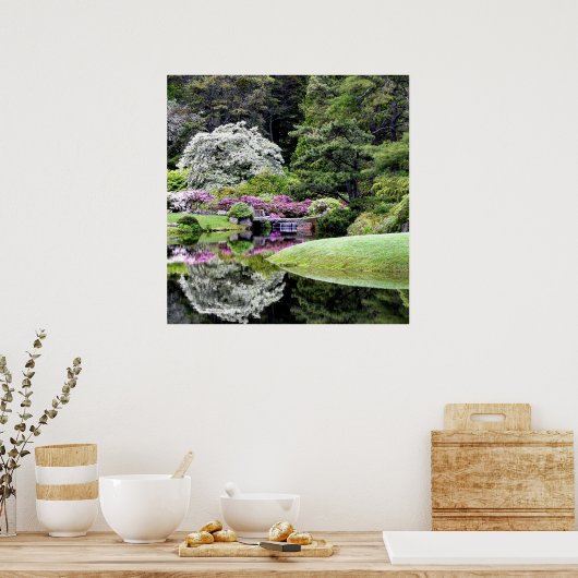 Asticou-tuinen Poster (Keuken)